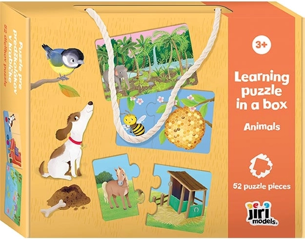 Puzzle in der Box – Tiere für Vorschulkinder