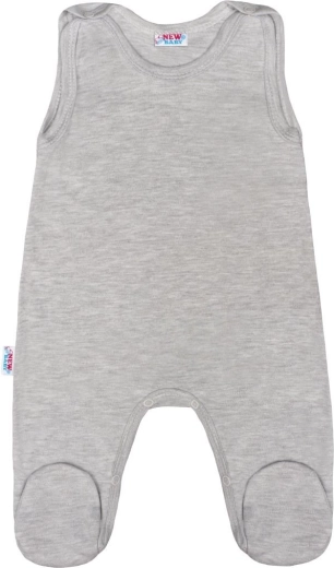 New Baby Classic II Baby-Strampler grau