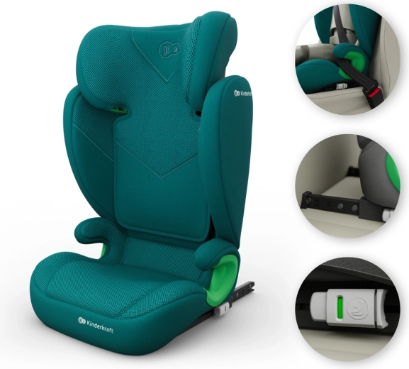 Stabiles ISOFIX mit Indikatoren für die korrekte Montage