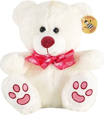 Plüschteddy mit lila Nase