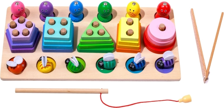 2Kids Toys multifunktionales Steck- und Angelspiel