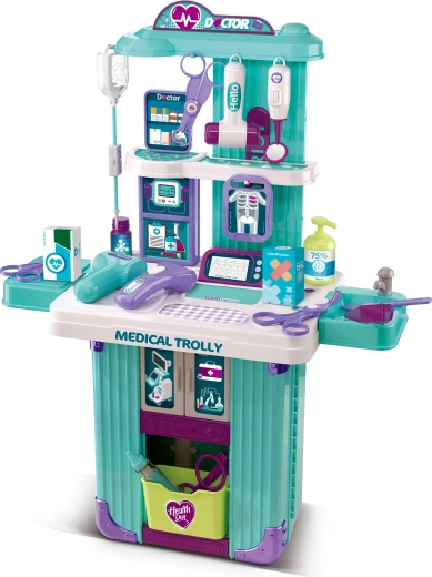 Kinderarzt-Set im Koffer mit Licht- und Soundeffekten