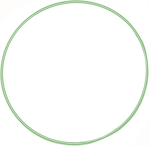 Bunter Hula-Hoop-Reifen 80 cm