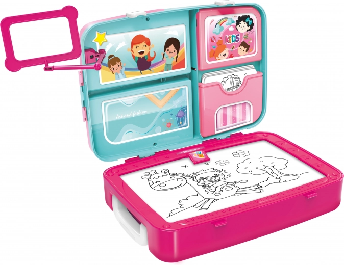 Kreativer rosa Kinder-Rucksack