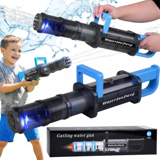 Elektrische Wasserpistole mit LED-Beleuchtung Waterleopard, automatische Förderung