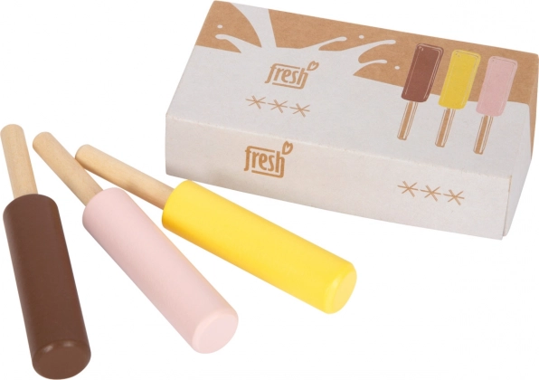 Holz-Eis am Stiel Fresh
