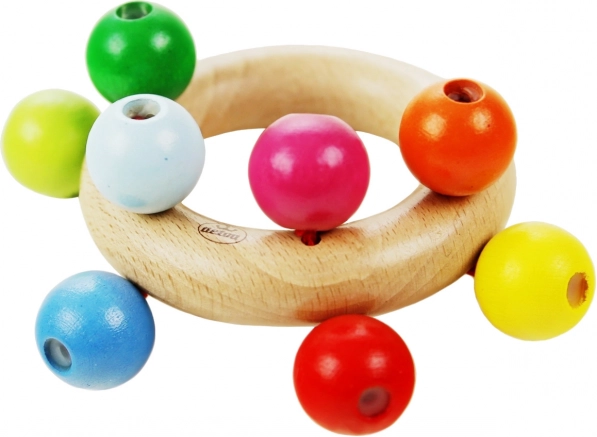 Detoa Holzrassel mit bunten Kugeln