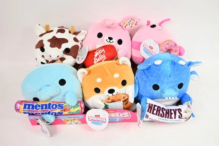 ZURU Snackles Plüschtier 20 cm – Tierchen mit Lieblingssnack (Serie 2)