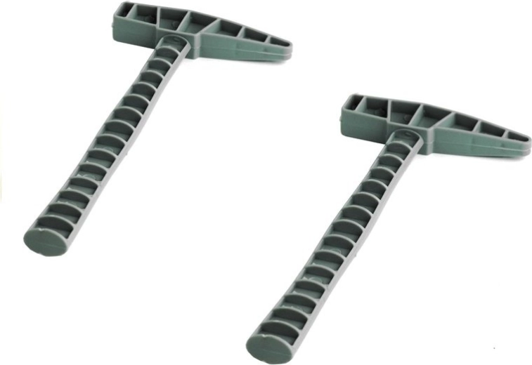 Zwei ergonomische Hämmer für Klein und Groß