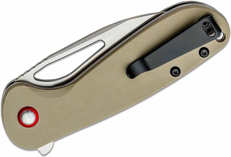 Robuster G10-Griff mit Pocket-Clip