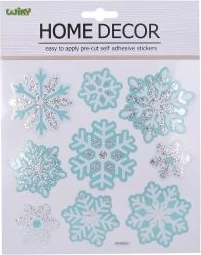 Weihnachtsdekoration für Wand und Fenster