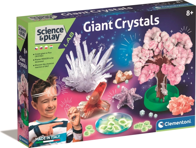 CLEMENTONI Science&Play Labor: Mega leuchtende Kristalle