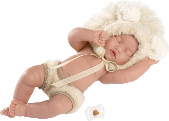Llorens neugeborenes realistisches Baby - schlafendes Mädchen mit Ganzkörper-Vinylkörper - 31 cm