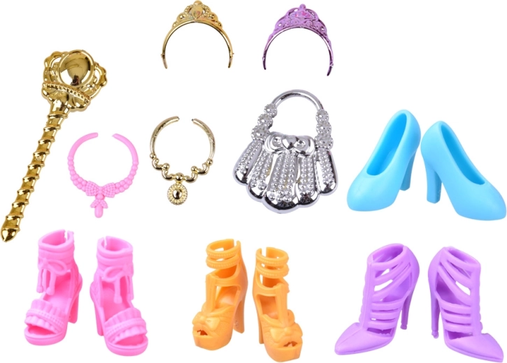 Königliche Accessoires und Schuhe