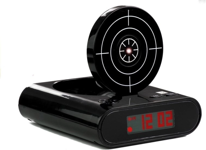 Ziele, schieße und schalte den Wecker aus