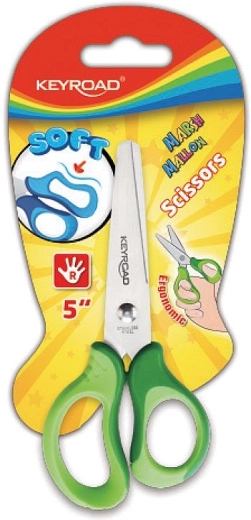 Kinder-Schere KEYROAD mit abgerundeter Spitze 12,5 cm