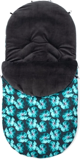 Winterfußsack New Baby grün für Kinderwagen und Autositz