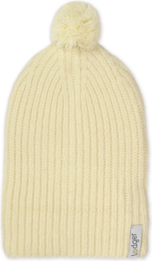 Dekorativer Bommel und Rippstrick