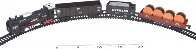 Zugset Rail King mit Lichteffekten