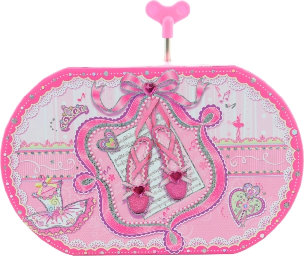 Tanzende Ballerina und sanfte Melodie