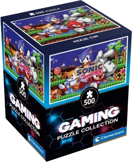 Puzzle CLEMENTONI Gaming Collection Sonic – 500 Teile