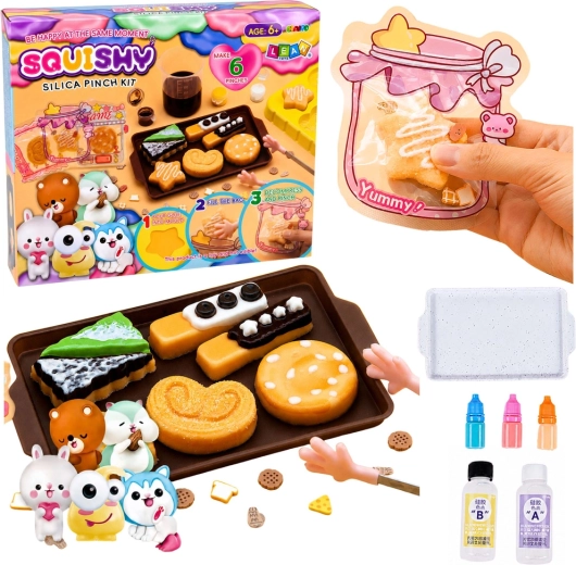 Kreativset DIY zur Herstellung von Squishy-Keksen