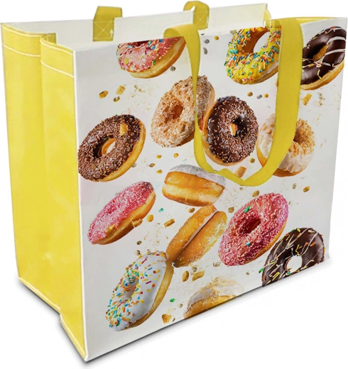 Einkaufstasche Donuts 43 × 37 × 21,5 cm