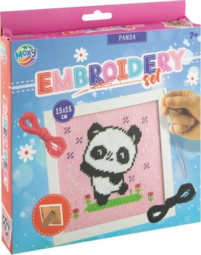 Kreuzstich-Stickset – Panda MOXY