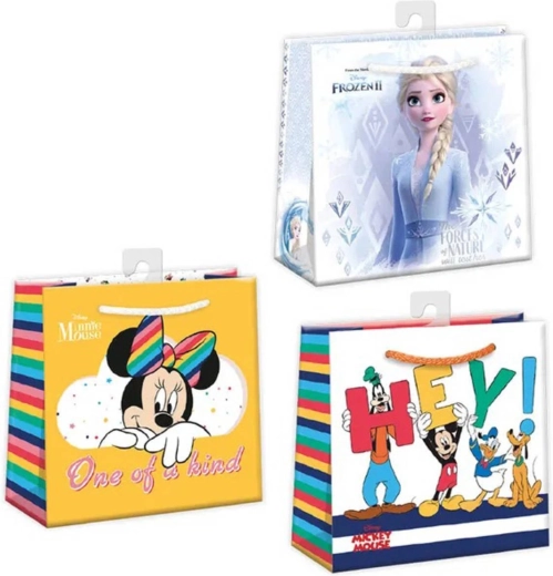 Geschenkpapiertüte Argus Frozen 2 / Minnie Mouse / Mickey Mouse 16 × 16 cm - 1 Stück