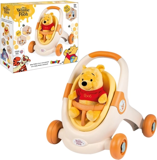 Lauflernhilfe Winnie Puuh 3-in-1 mit Plüschtier