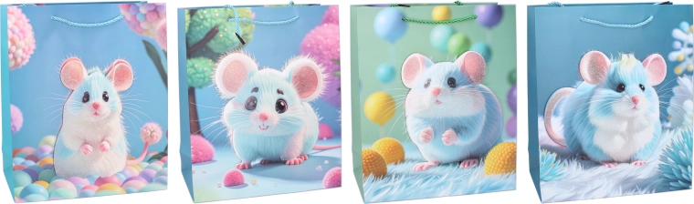 Geschenktasche L für Kinder 30 × 40 × 12 cm