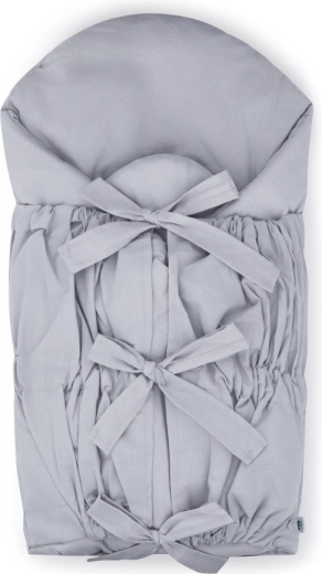 Petite&Mars Wickeldecke Nurse mit Kokoseinlage, hellgrau, 75 × 75 cm