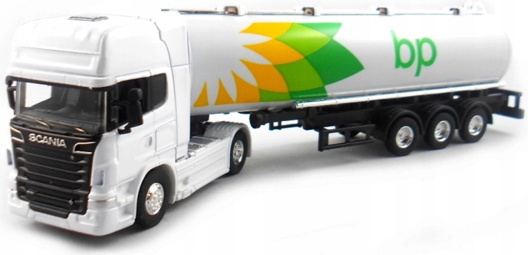 Metallmodell eines Tanklastwagens 1:64 SCANIA V8 R730