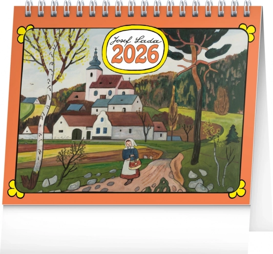 Tischkalender 2026 mit Illustrationen von Josef Lada