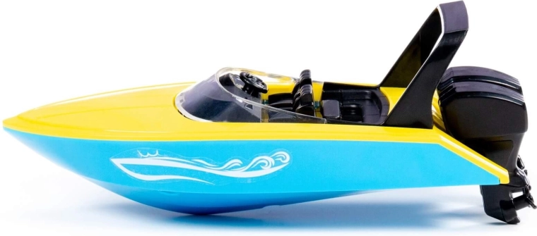 Realistisches Aussehen eines Motorboots