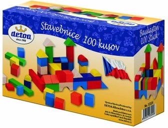 Holzbausteine Spielzeug 100 Stk