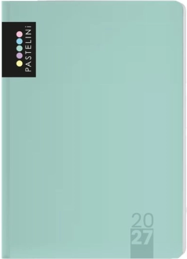 Tageskalender Pastelini A5 2027 grün