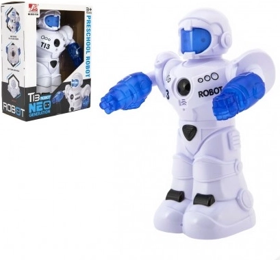 Fahrender sprechender Roboter mit Licht und Ton in der Box