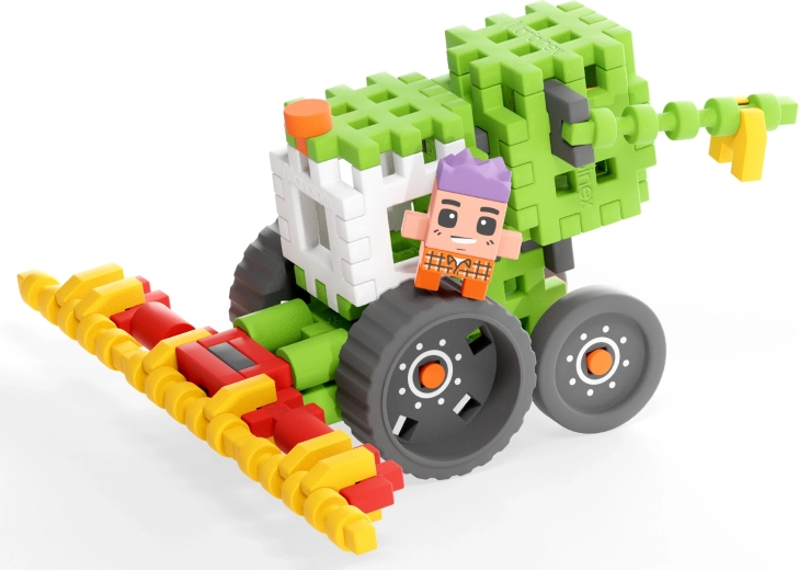 Baue und fahre zur Ernte