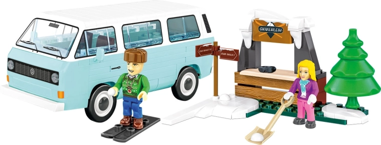 Ikonischer VW T3 in winterlicher Retro-Atmosphäre