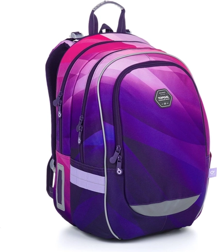 Schulrucksack Topgal Rosa Welle