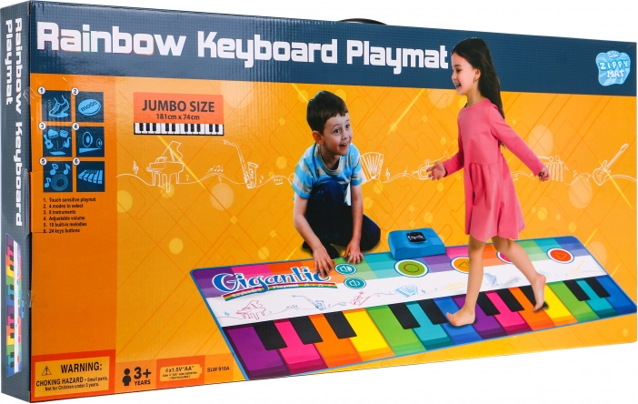 Große Musikmatte Super Buntes Tasteninstrument