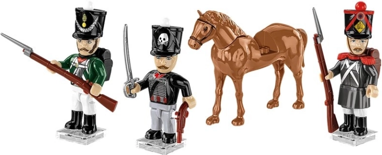 Husar zu Pferd und zu Fuß