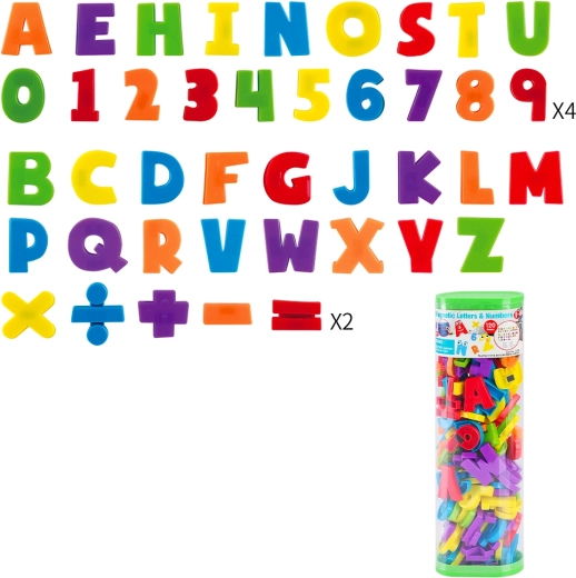 PlayGo magnetische Buchstaben und Zahlen, 120 Stk.