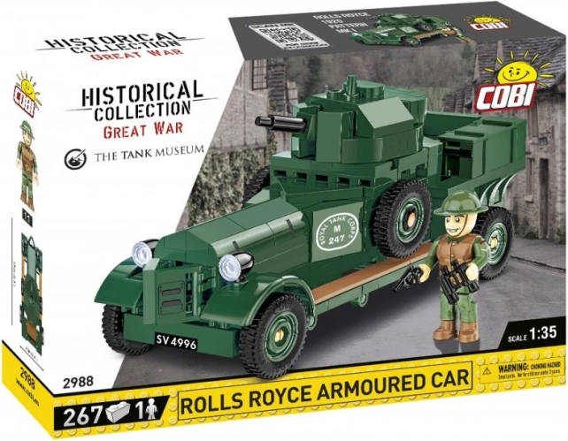 Historische Baukästen-Kollektion Rolls-Royce Gepanzertes Auto 1920 Mk I Modell