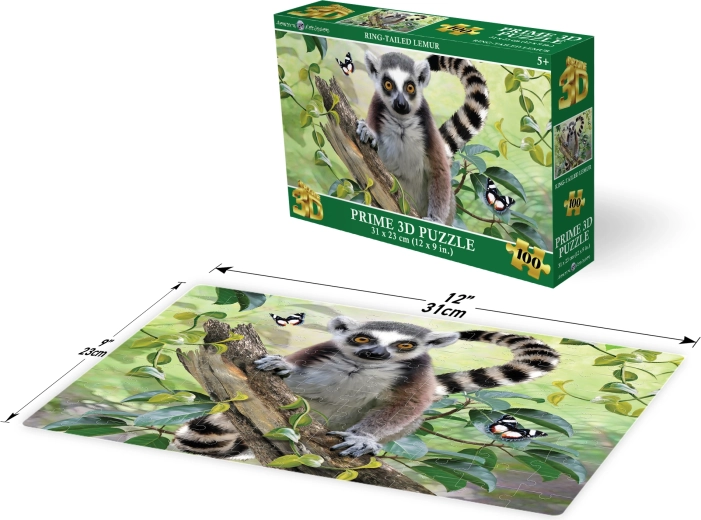 3D-Puzzle Lemur mit 100 Teilen
