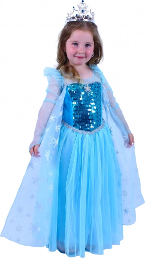 Kinderkostüm Schneekönigin M