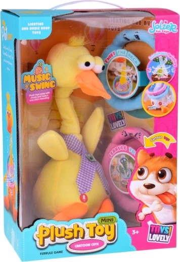 Bewegliche, leuchtende und musikalische Ente