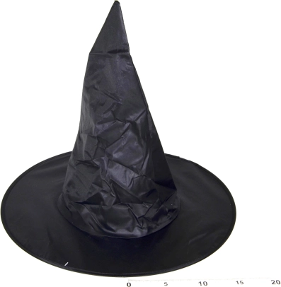 Schwarzer Hexenhut 35 × 35 cm