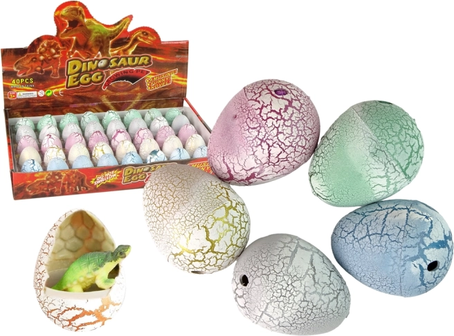 Zauberhaftes schlüpfendes Dino-Ei 4 cm Weiß